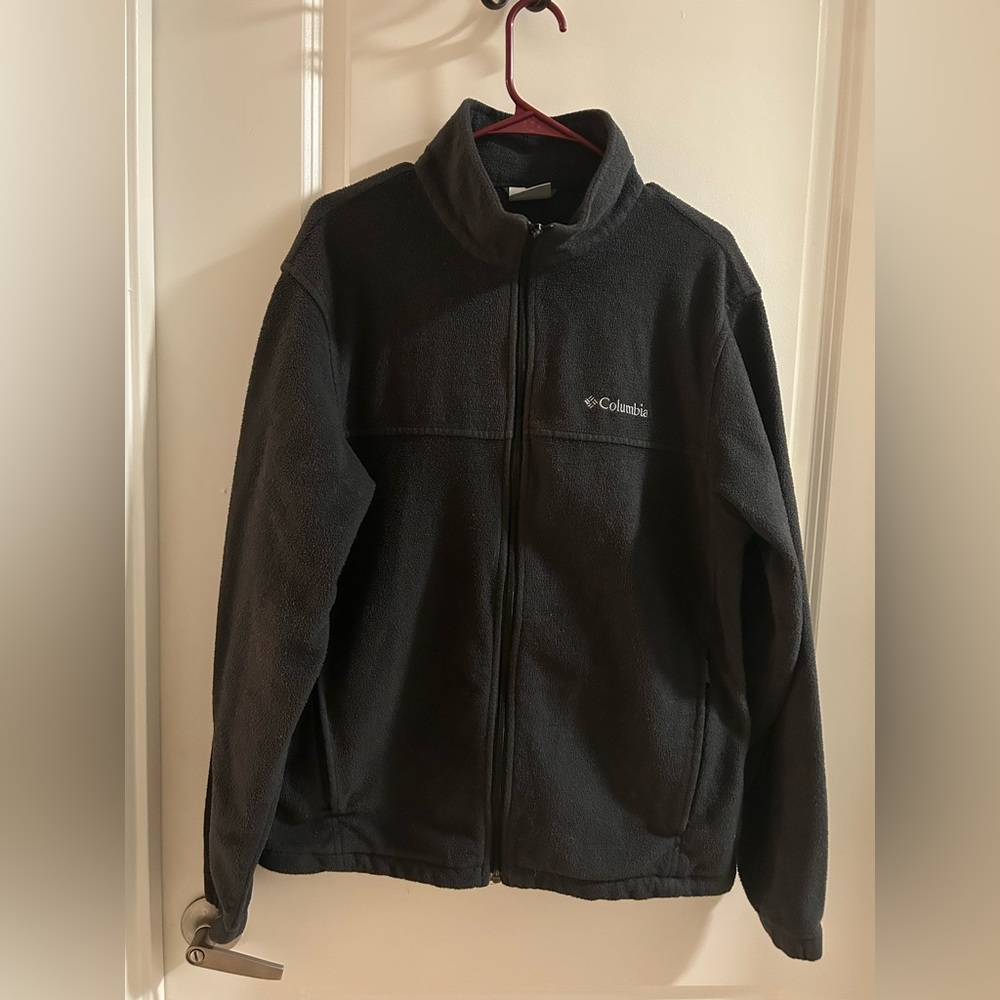 Columbia Black Fleece Outerwear Jacket